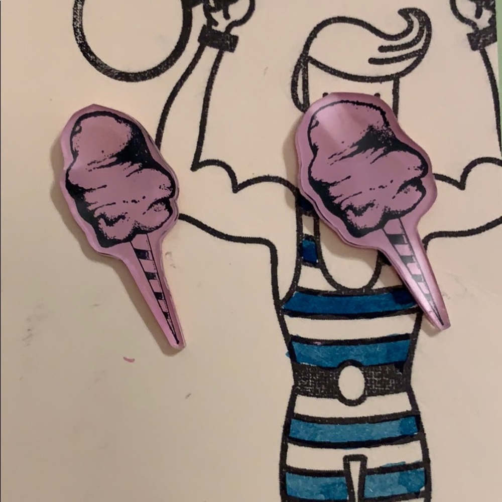 🧡3/$20 Cotton candy earrings 🍬